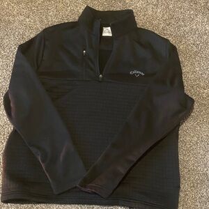 Callaway Men's 1/4 Zip Up Black Sweater